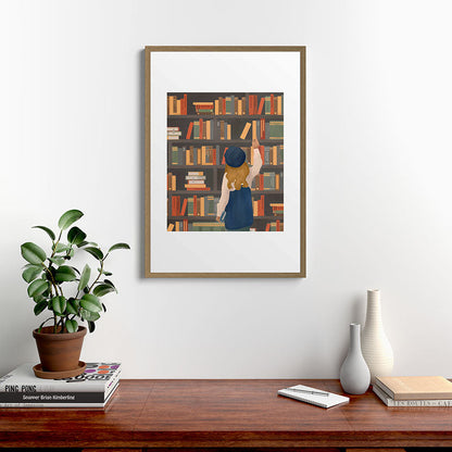 Library Love Framed Art Print Gallery Image 13