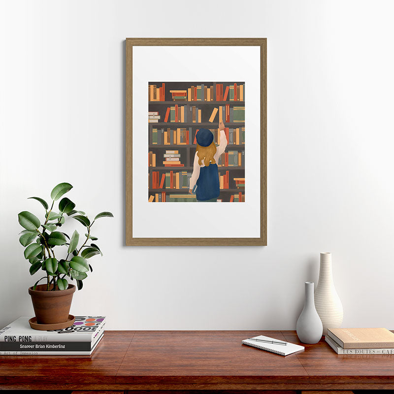 Library Love Framed Art Print Gallery Image 41