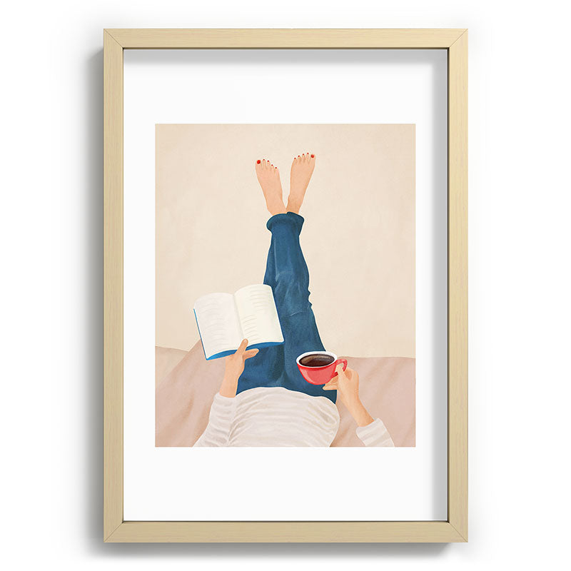 Morning Read Framed Art Print Gallery Image 71