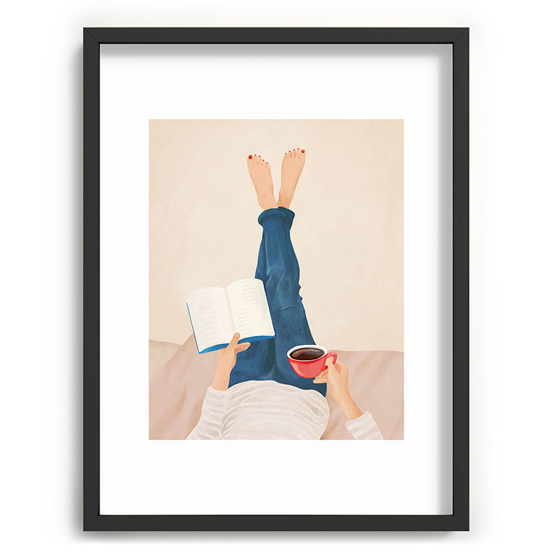 Morning Read Framed Art Print Gallery Image 60