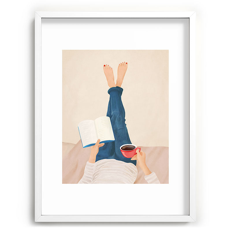 Morning Read Framed Art Print Gallery Image 79