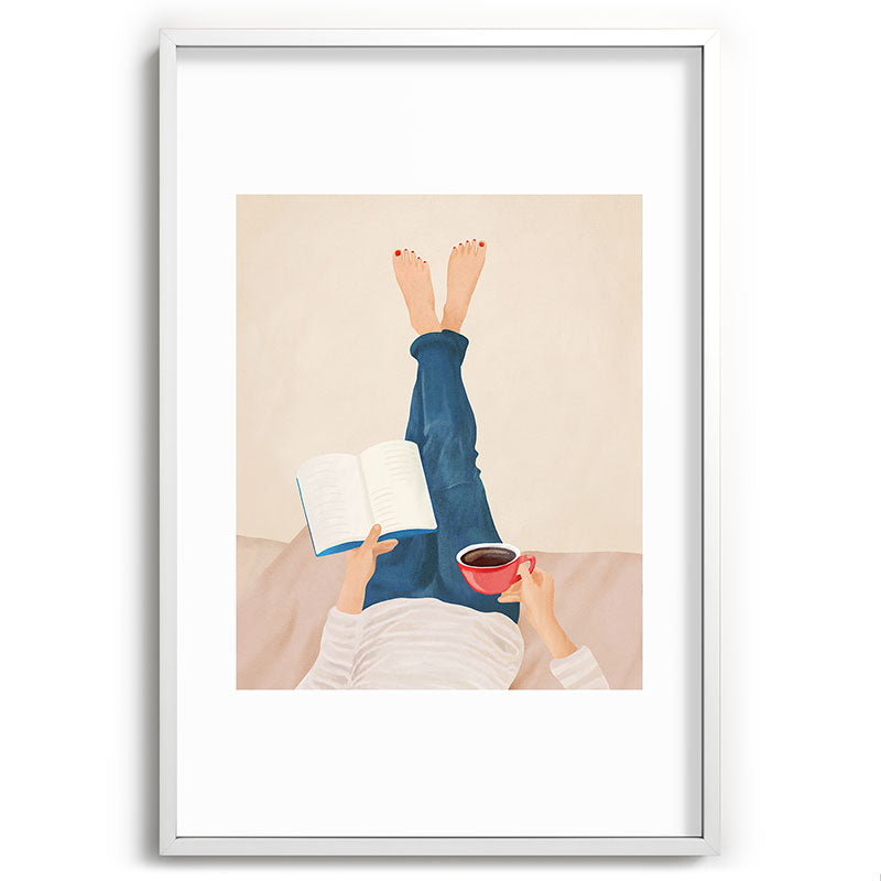 Morning Read Framed Art Print Gallery Image 80
