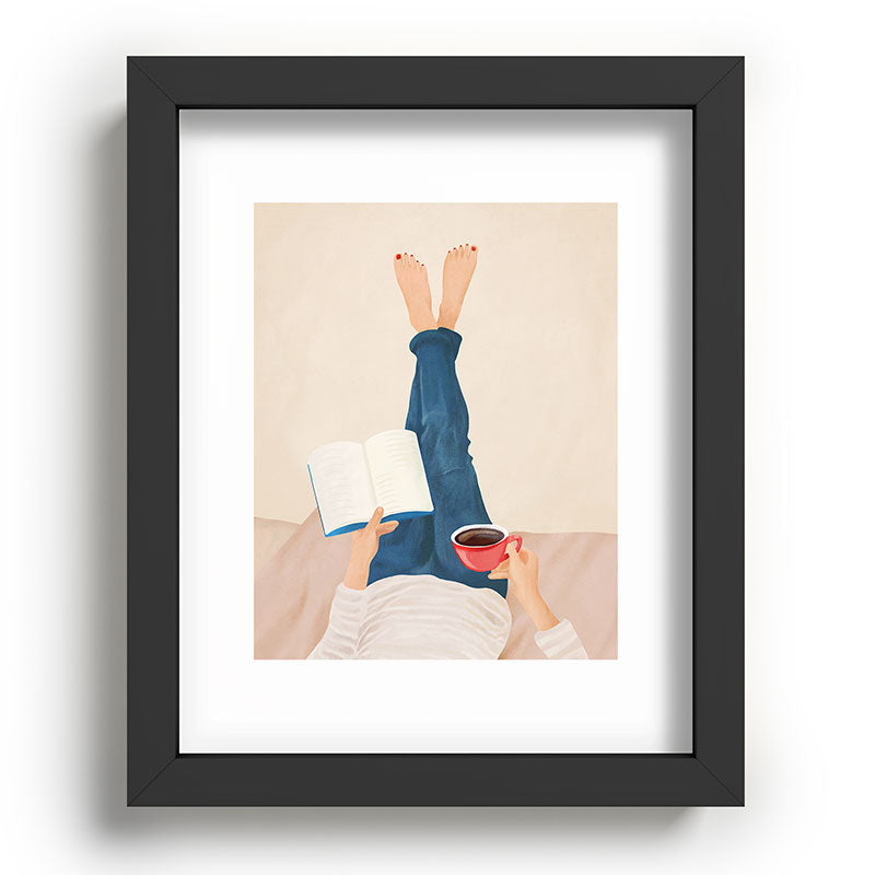 Morning Read Framed Art Print Gallery Image 58