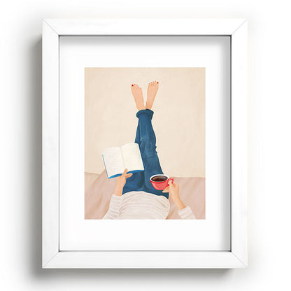 Morning Read Framed Art Print Gallery Image 75