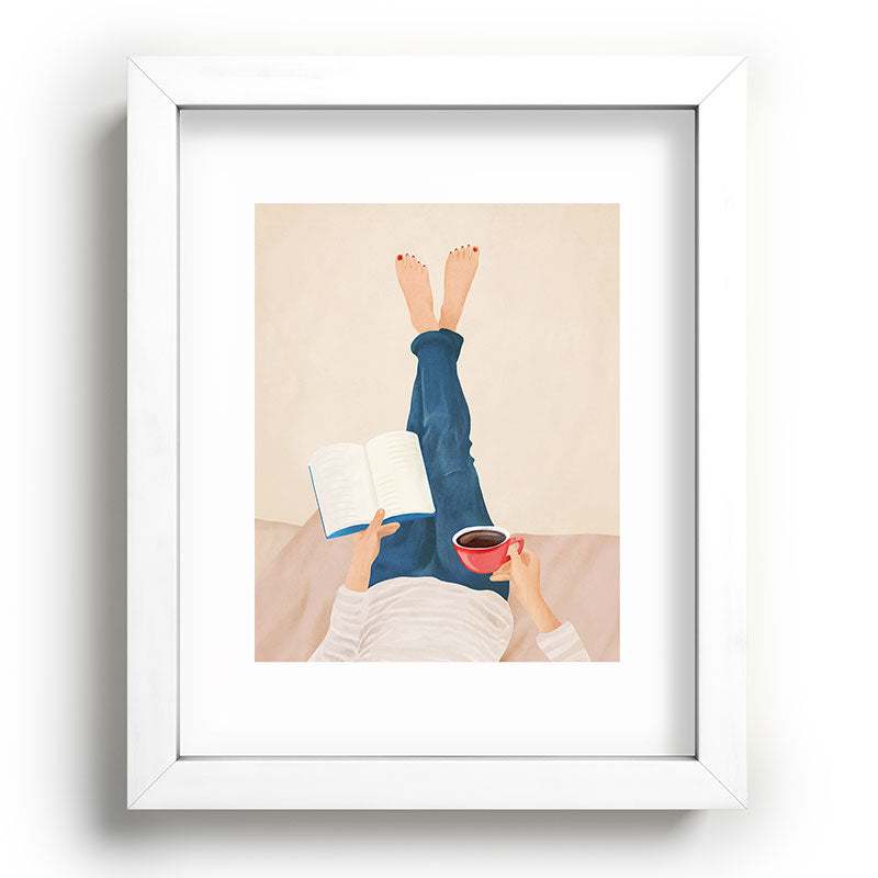 Morning Read Framed Art Print Gallery Image 76