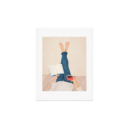 Morning Read Art Print Gallery Image 2