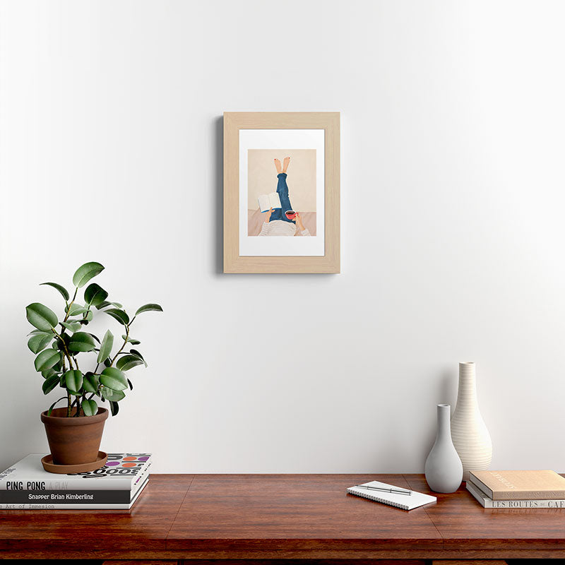 Morning Read Framed Art Print Gallery Image 45