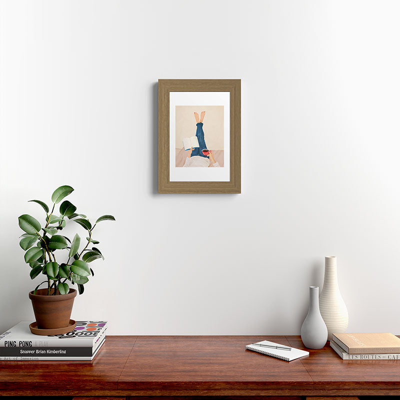 Morning Read Framed Art Print Gallery Image 38