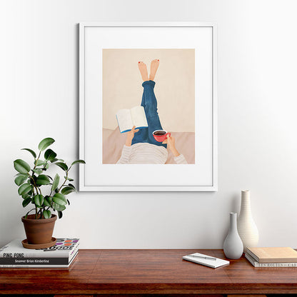 Morning Read Framed Art Print Gallery Image 56
