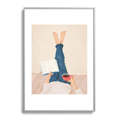 Morning Read Framed Art Print Gallery Image 97