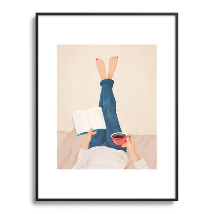 Morning Read Framed Art Print Gallery Image 84
