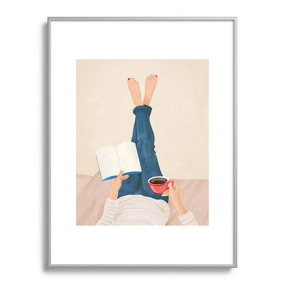 Morning Read Framed Art Print Gallery Image 99
