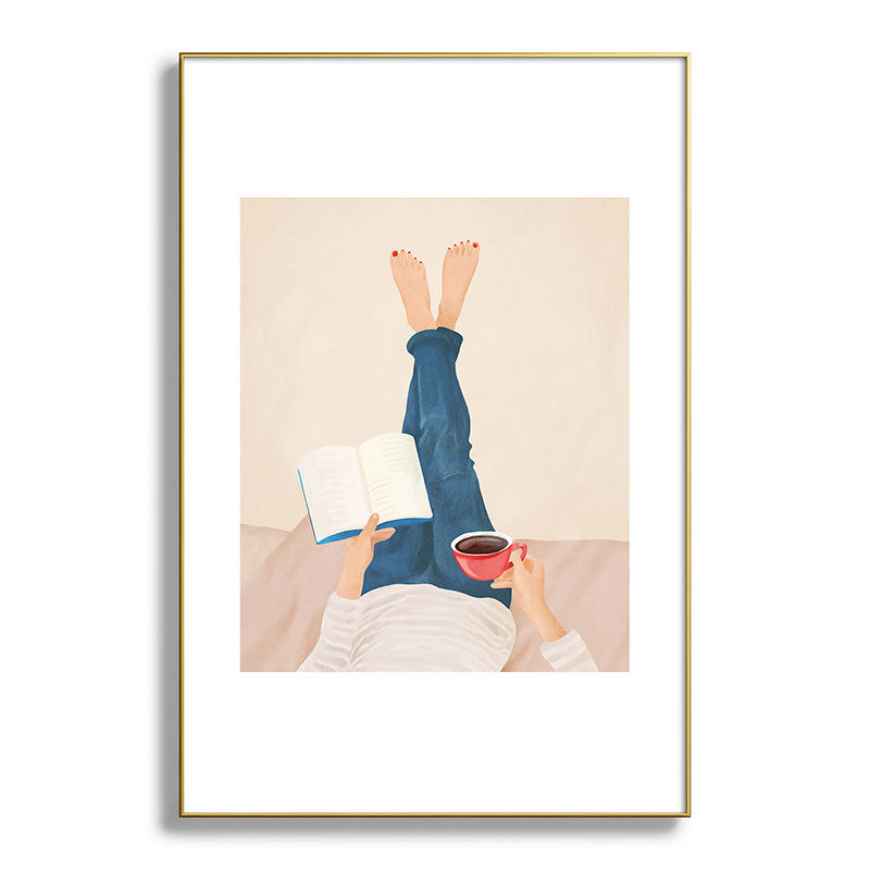 Morning Read Framed Art Print Gallery Image 93