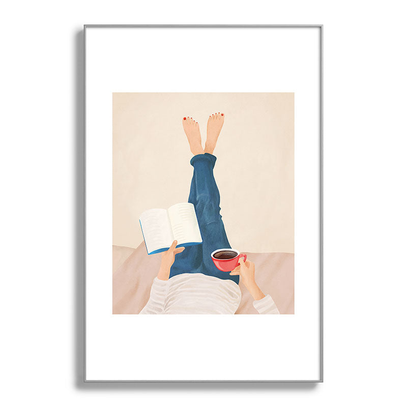 Morning Read Framed Art Print Gallery Image 100