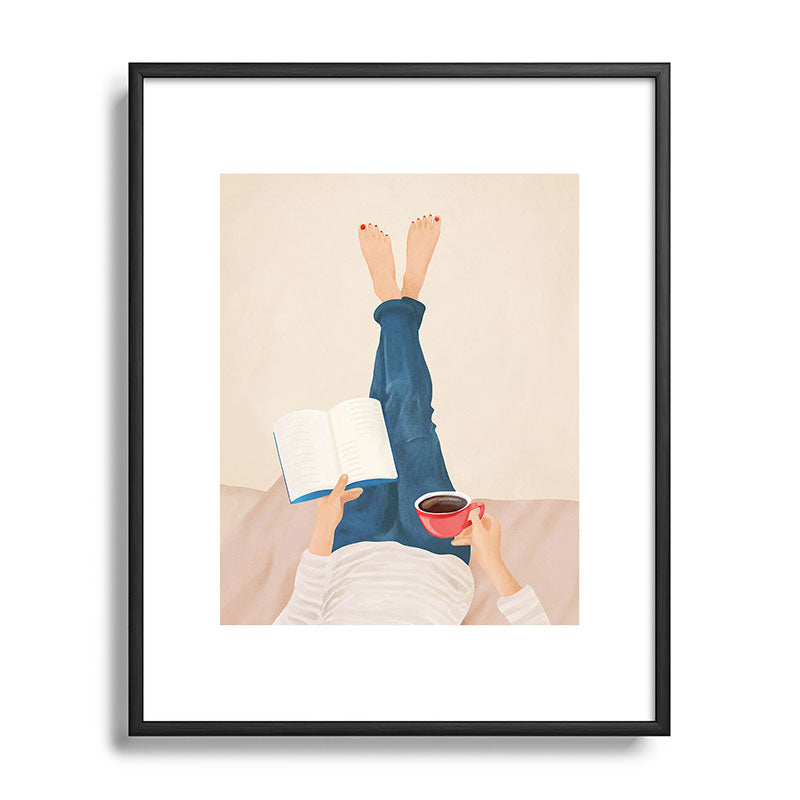 Morning Read Framed Art Print Gallery Image 81