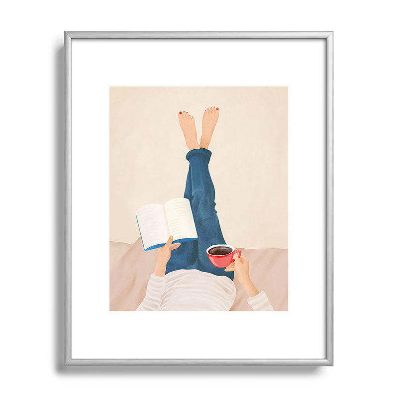 Morning Read Framed Art Print Gallery Image 95