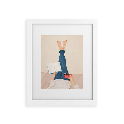 Morning Read Framed Art Print Gallery Image 50