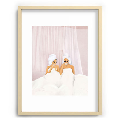 Morning with a friend Framed Art Print Gallery Image 73