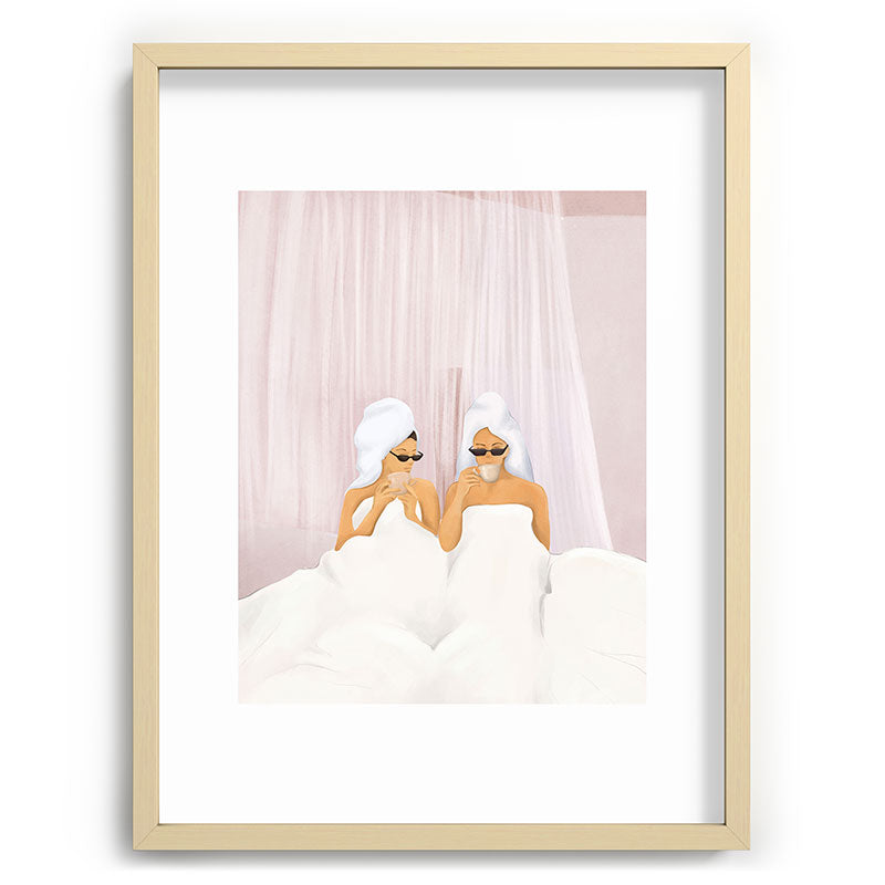 Morning with a friend Framed Art Print Gallery Image 72