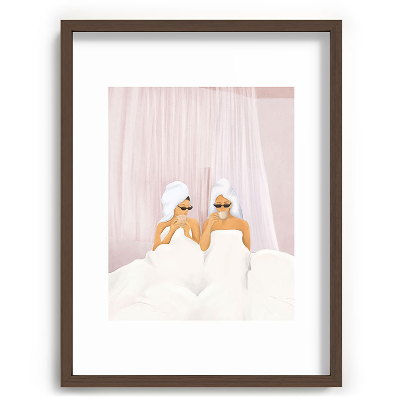 Morning with a friend Framed Art Print Gallery Image 67