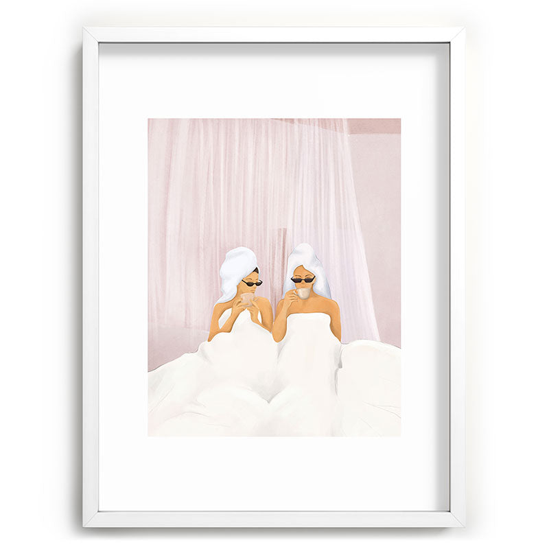 Morning with a friend Framed Art Print Gallery Image 78