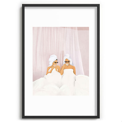 Morning with a friend Framed Art Print Gallery Image 62