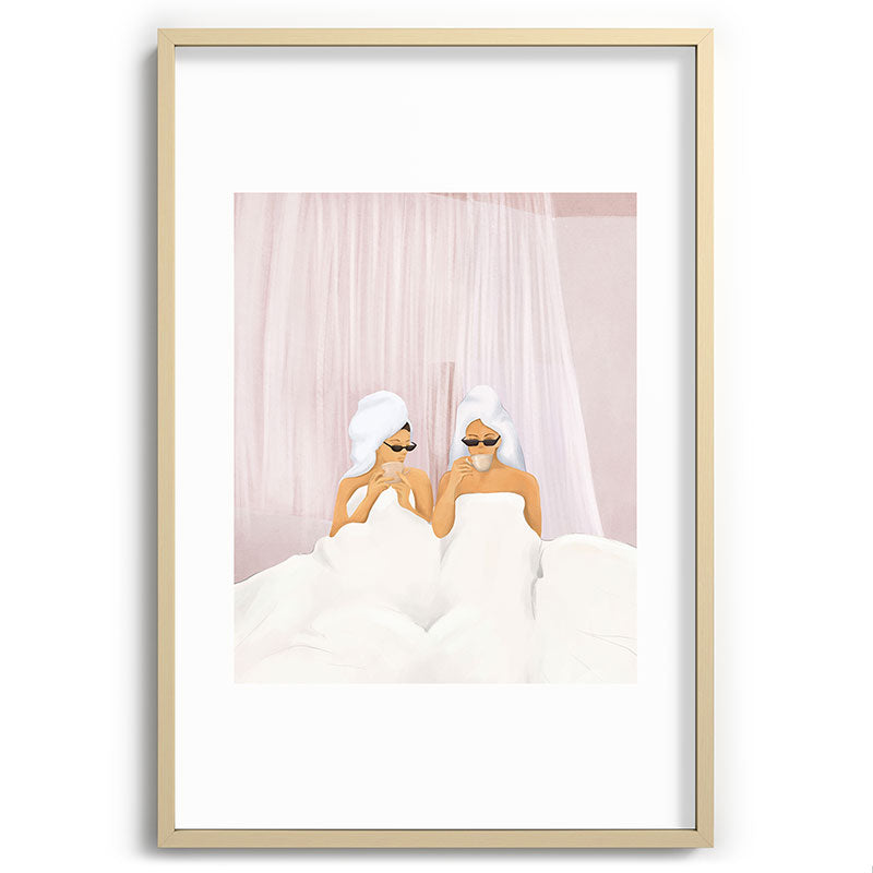 Morning with a friend Framed Art Print Gallery Image 74