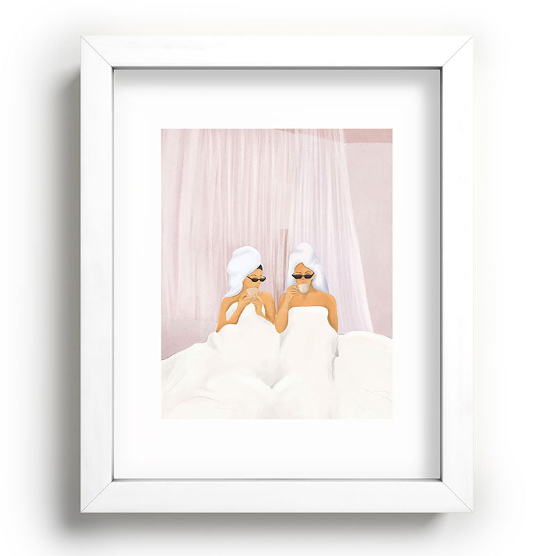 Morning with a friend Framed Art Print Gallery Image 75