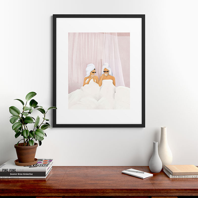 Morning with a friend Framed Art Print Gallery Image 35