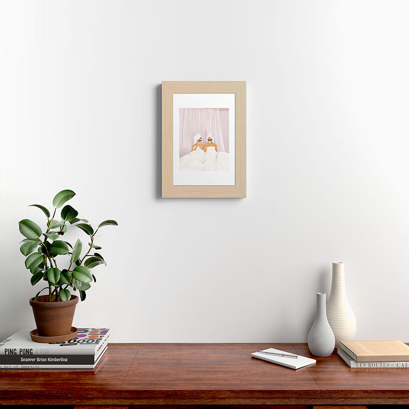 Morning with a friend Framed Art Print Gallery Image 45