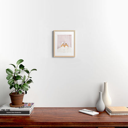 Morning with a friend Framed Art Print Gallery Image 16