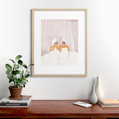 Morning with a friend Framed Art Print Gallery Image 49