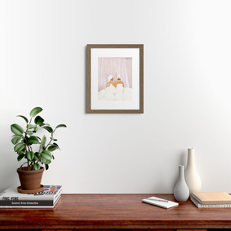 Morning with a friend Framed Art Print Gallery Image 39