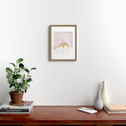 Morning with a friend Framed Art Print Gallery Image 10