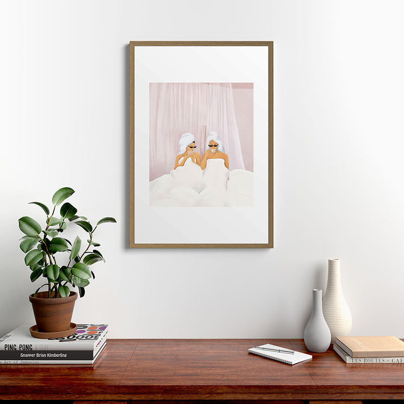 Morning with a friend Framed Art Print Gallery Image 13