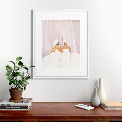 Morning with a friend Framed Art Print Gallery Image 56