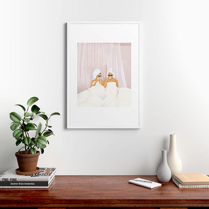 Morning with a friend Framed Art Print Gallery Image 27