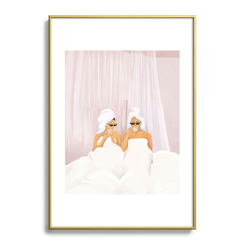Morning with a friend Framed Art Print Gallery Image 90