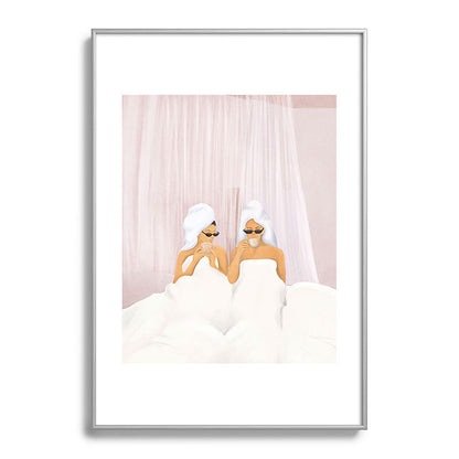 Morning with a friend Framed Art Print Gallery Image 97