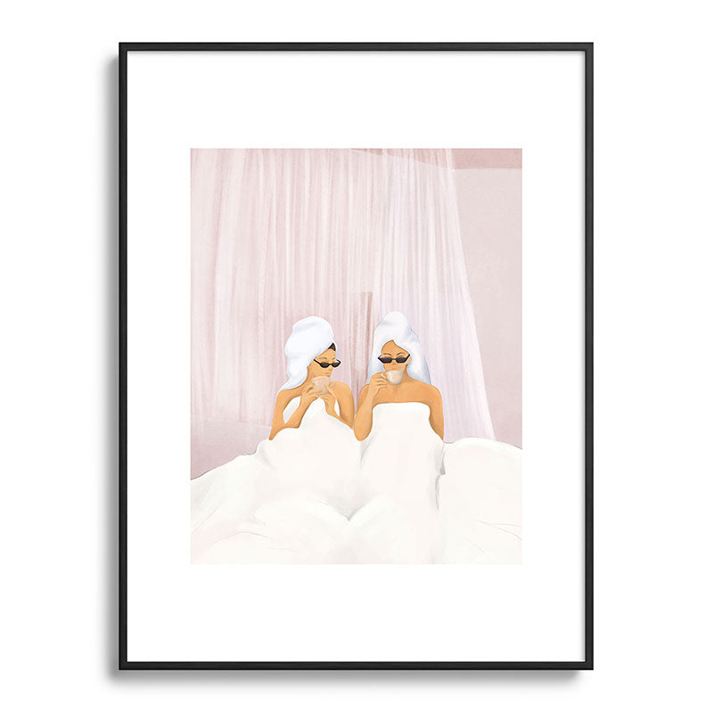 Morning with a friend Framed Art Print Gallery Image 85