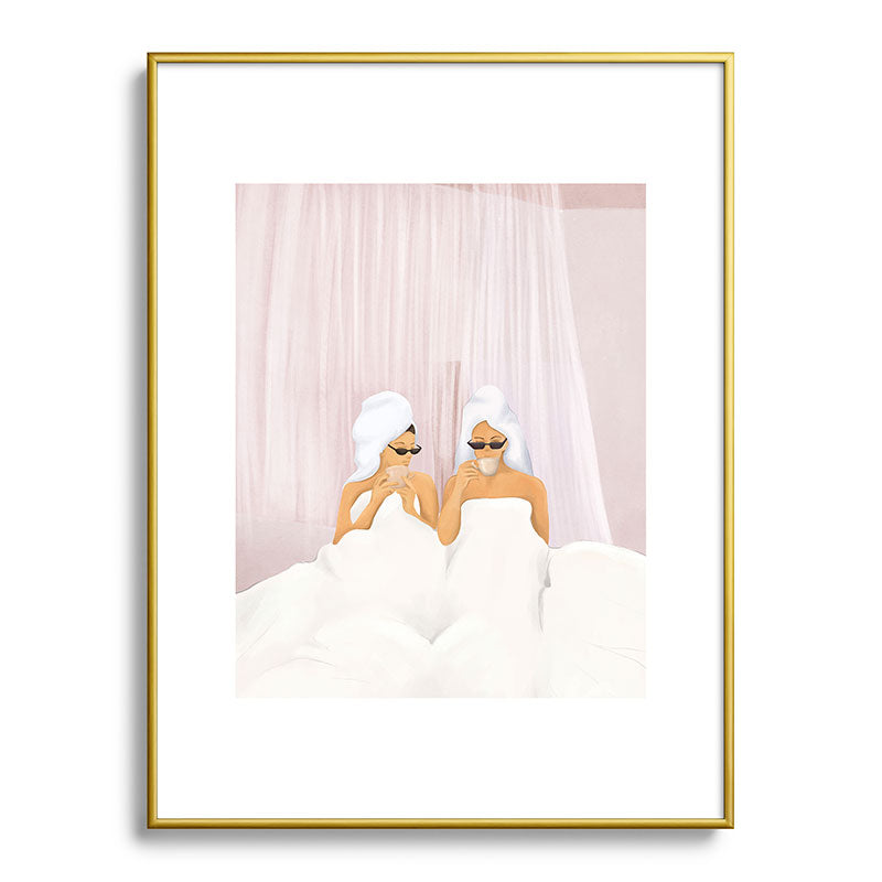 Morning with a friend Framed Art Print Gallery Image 91