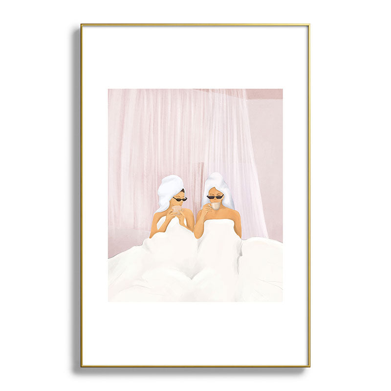 Morning with a friend Framed Art Print Gallery Image 94