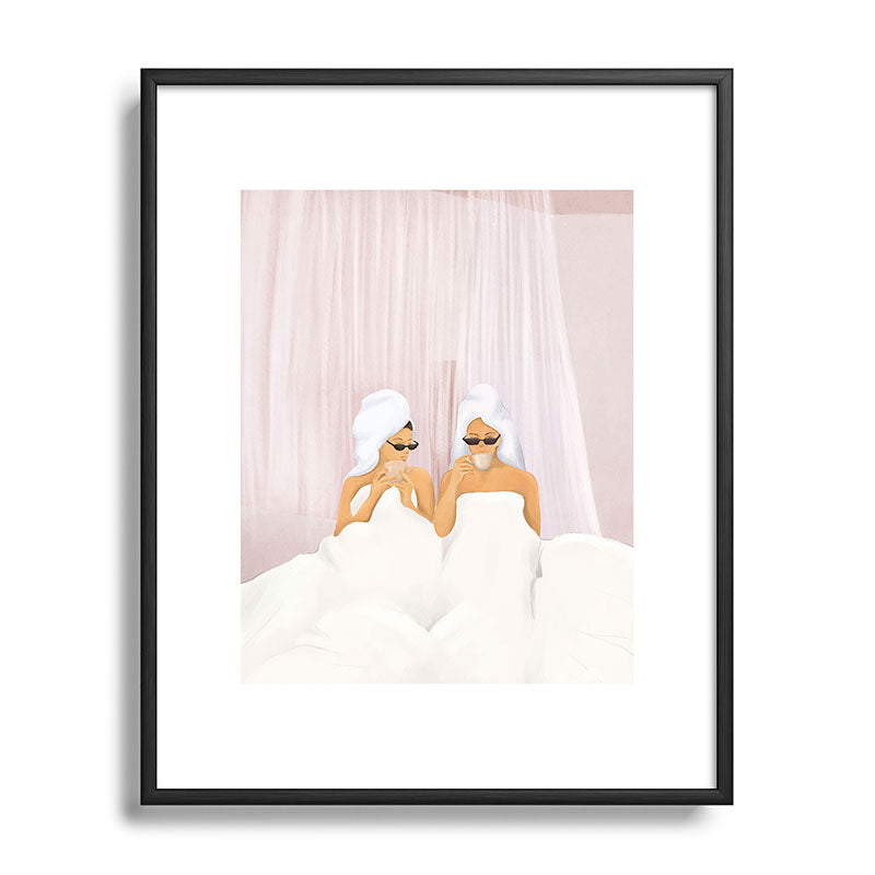 Morning with a friend Framed Art Print Gallery Image 81