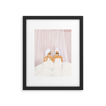 Morning with a friend Framed Art Print Gallery Image 1