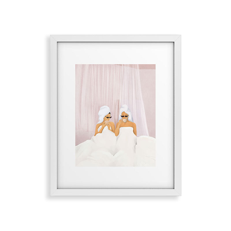 Morning with a friend Framed Art Print Gallery Image 22