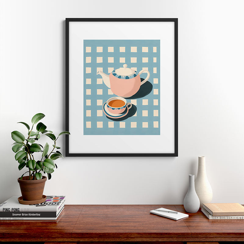 Picnic Tea Framed Art Print Gallery Image 7
