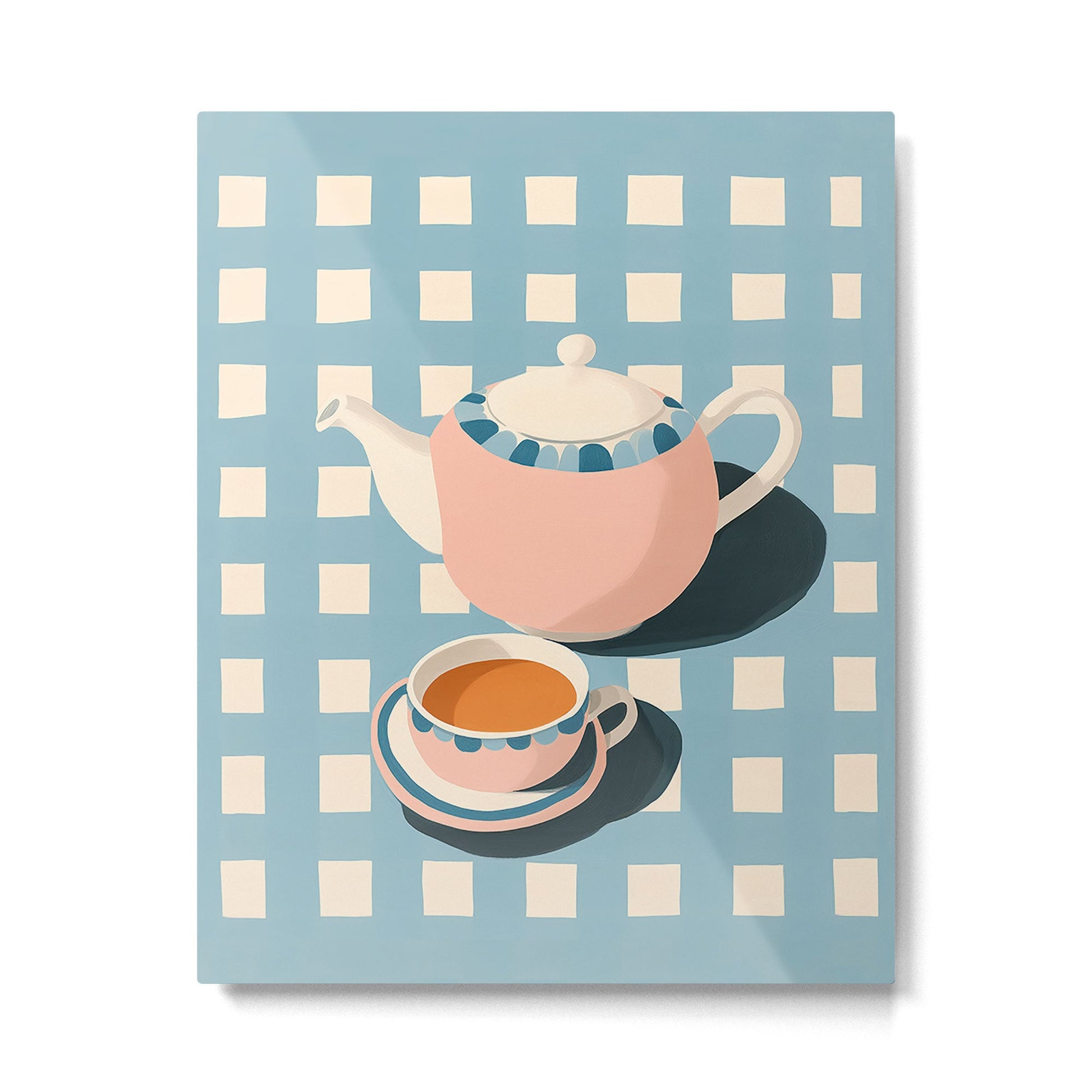 Picnic Tea Metal Print Gallery Image 3