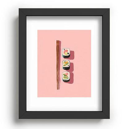 Pink Sushi Rhythm Framed Art Print Gallery Image 57