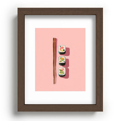 Pink Sushi Rhythm Framed Art Print Gallery Image 63