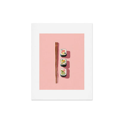 Pink Sushi Rhythm Art Print Gallery Image 4